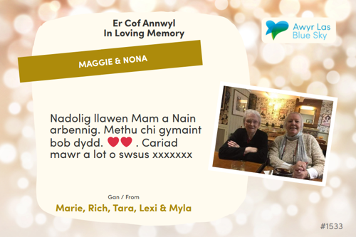 Awyr Las Dedicate a Light - Maggie & Nona